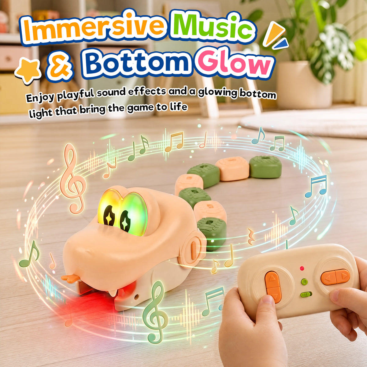 Remote Control Growing Snake Game for Kids