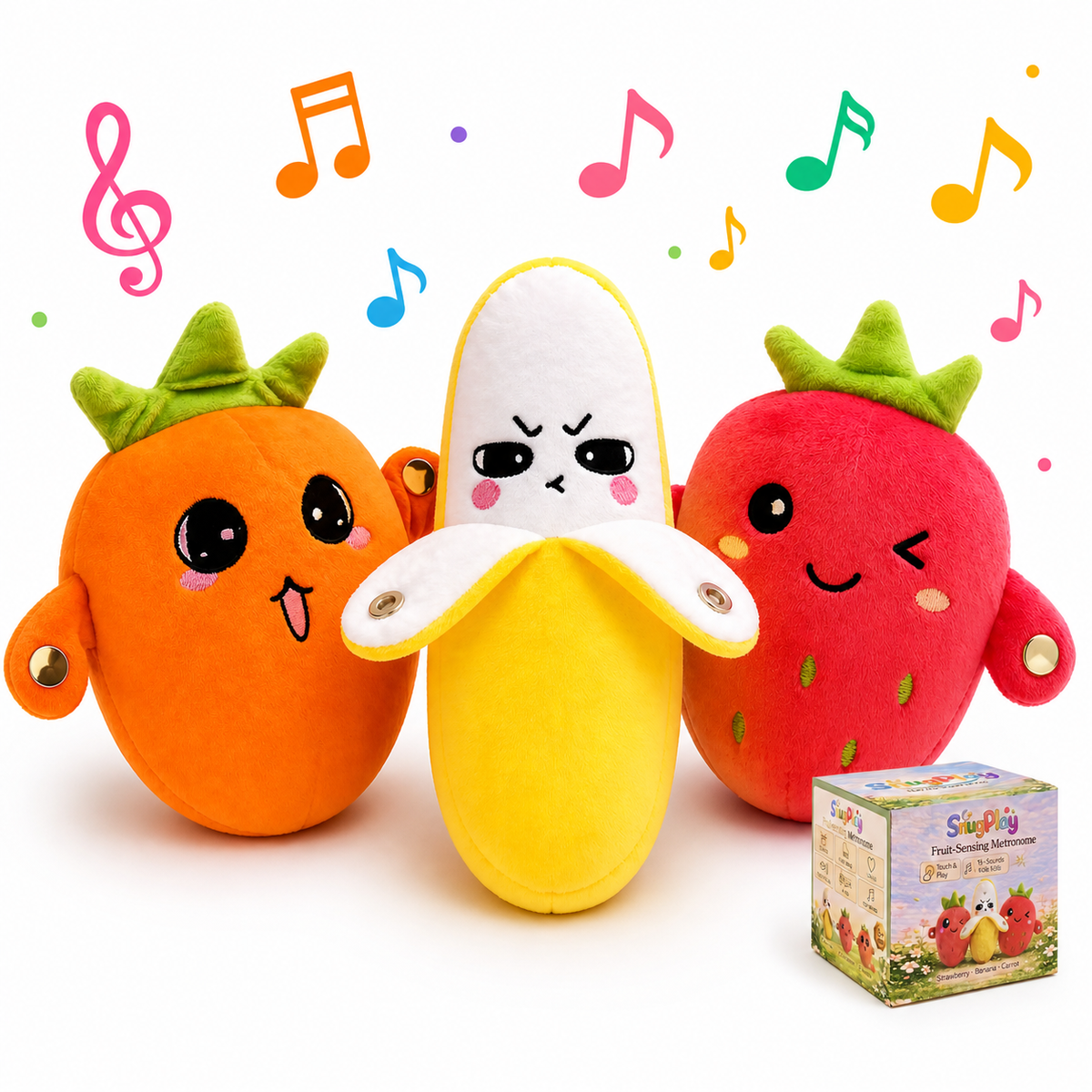 SnugPlay Musical Fruit Friends
