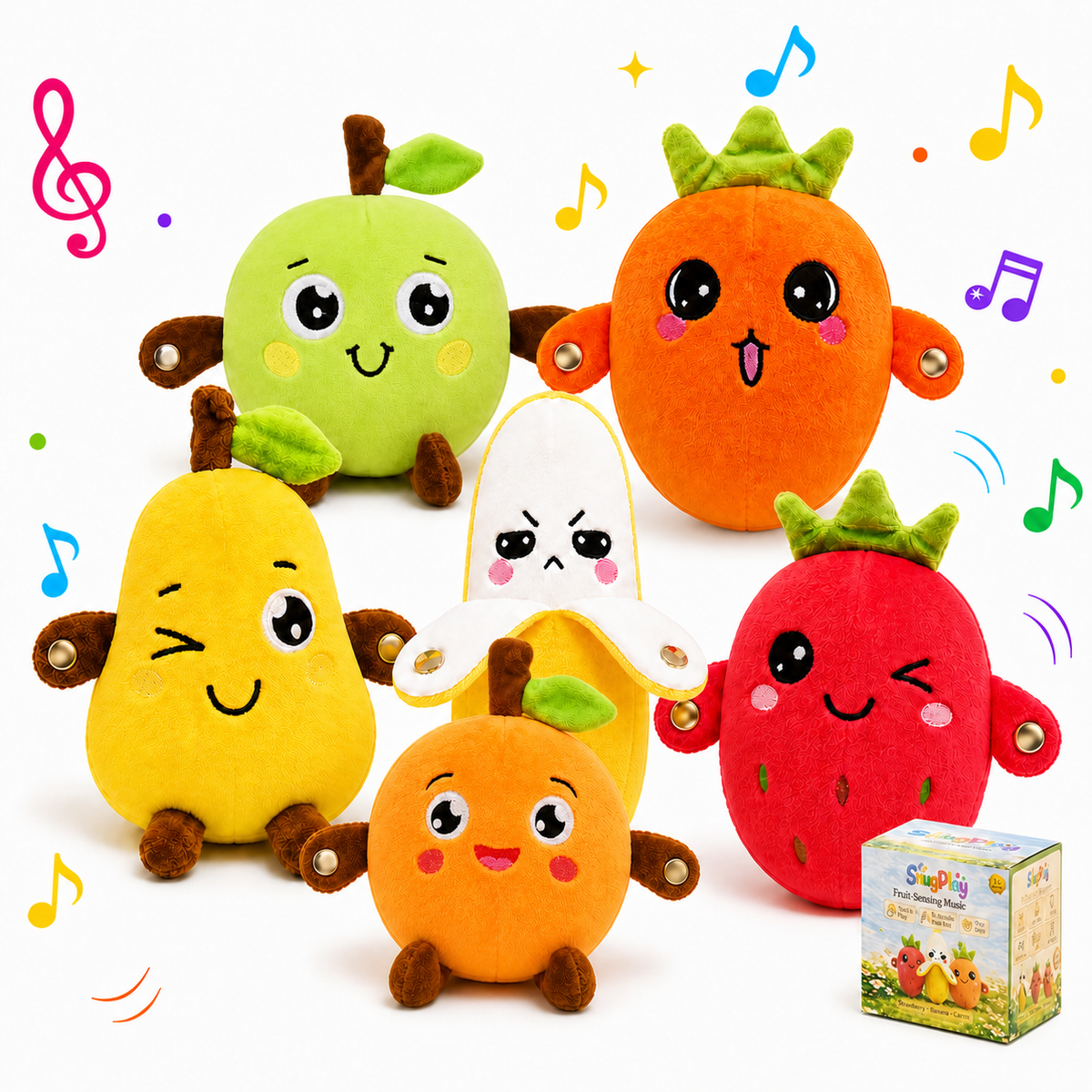 SnugPlay Musical Fruit Friends