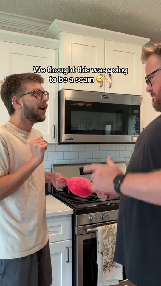 The giggles started instantly